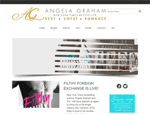Tablet Screenshot of loveangelagraham.com